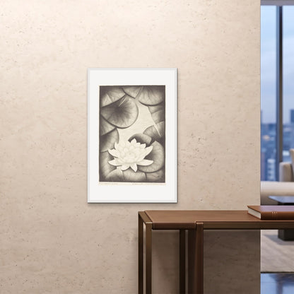 Orlonzo - FRAMED PRINT WHITE 24x3660x90cm ROOM