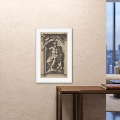 Orlonzo - FRAMED PRINT WHITE 24x3660x90cm ROOM