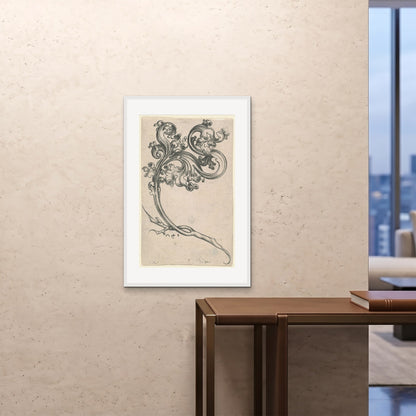 Orlonzo - FRAMED PRINT WHITE 24x3660x90cm ROOM
