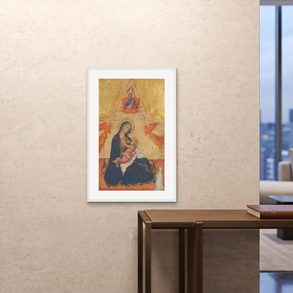 Orlonzo - FRAMED PRINT WHITE 24x3660x90cm ROOM