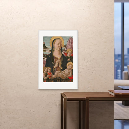 Orlonzo - FRAMED PRINT WHITE 24x3660x90cm ROOM