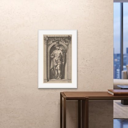 Orlonzo - FRAMED PRINT WHITE 24x3660x90cm ROOM