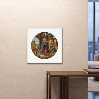 Orlonzo - FRAMED PRINT WHITE 28x2870x70cm ROOM