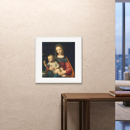 Orlonzo - FRAMED PRINT WHITE 28x2870x70cm ROOM