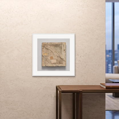 Orlonzo - FRAMED PRINT WHITE 28x2870x70cm ROOM