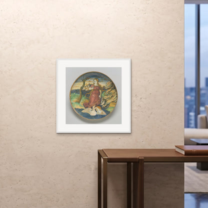 Orlonzo - FRAMED PRINT WHITE 28x2870x70cm ROOM