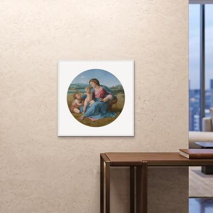 Orlonzo - FRAMED PRINT WHITE 28x2870x70cm ROOM