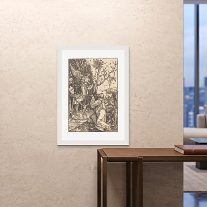 Orlonzo - FRAMED PRINT WHITE 28x4070x100cm ROOM