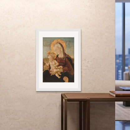 Orlonzo - FRAMED PRINT WHITE 28x4070x100cm ROOM