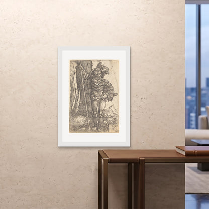 Orlonzo - FRAMED PRINT WHITE 28x4070x100cm ROOM