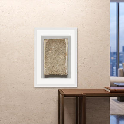 Orlonzo - FRAMED PRINT WHITE 28x4070x100cm ROOM