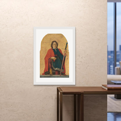Orlonzo - FRAMED PRINT WHITE 28x4070x100cm ROOM