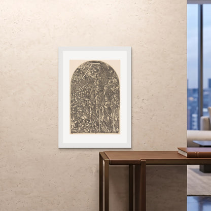 Orlonzo - FRAMED PRINT WHITE 28x4070x100cm ROOM