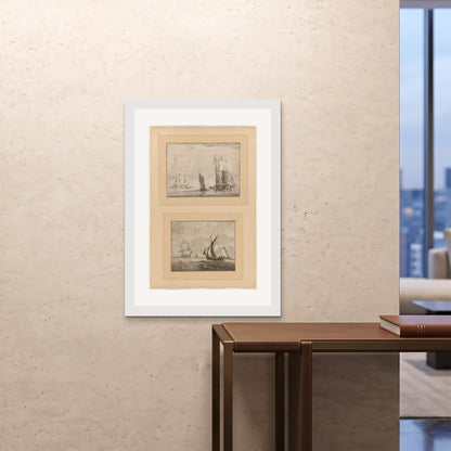 Orlonzo - FRAMED PRINT WHITE 28x4070x100cm ROOM