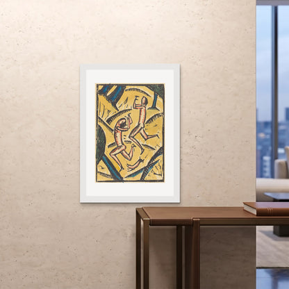 Orlonzo - FRAMED PRINT WHITE 28x4070x100cm ROOM