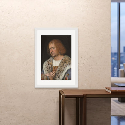 Orlonzo - FRAMED PRINT WHITE 28x4070x100cm ROOM