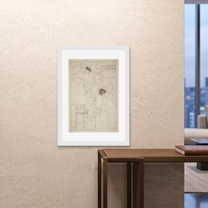 Orlonzo - FRAMED PRINT WHITE 28x4070x100cm ROOM