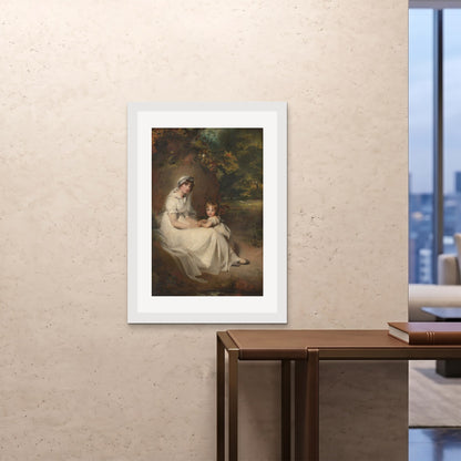 Orlonzo - FRAMED PRINT WHITE 28x4070x100cm ROOM