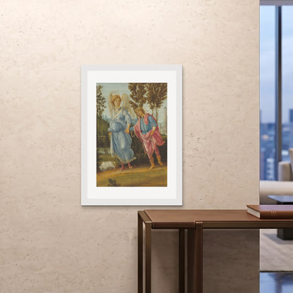 Orlonzo - FRAMED PRINT WHITE 28x4070x100cm ROOM