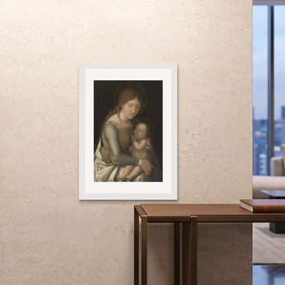 Orlonzo - FRAMED PRINT WHITE 28x4070x100cm ROOM