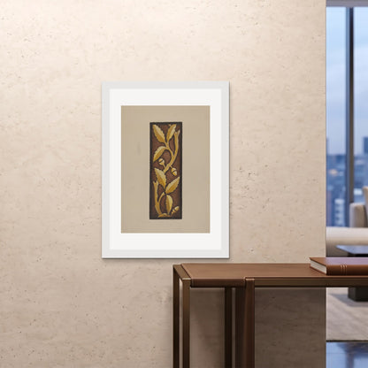 Orlonzo - FRAMED PRINT WHITE 28x4070x100cm ROOM