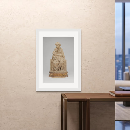 Orlonzo - FRAMED PRINT WHITE 28x4070x100cm ROOM