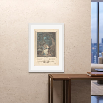 Orlonzo - FRAMED PRINT WHITE 28x4070x100cm ROOM