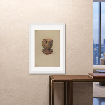 Orlonzo - FRAMED PRINT WHITE 28x4070x100cm ROOM