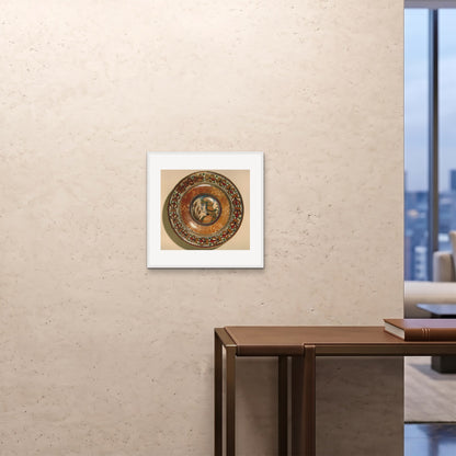 Orlonzo - FRAMED PRINT WHITE 5050cm2020 ROOM