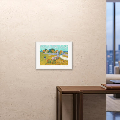 Orlonzo - FRAMED PRINT WHITE 6045cm2418 ROOM
