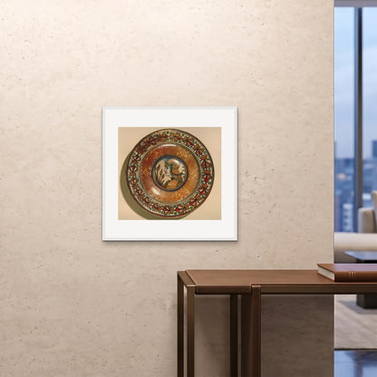Orlonzo - FRAMED PRINT WHITE 7070cm2828 ROOM