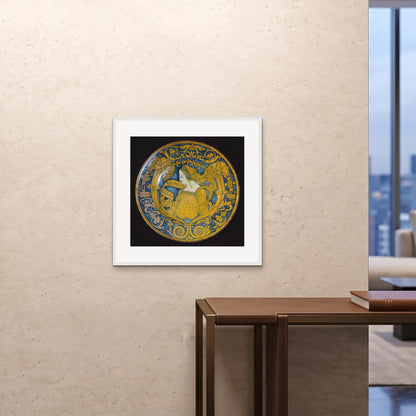 Orlonzo - FRAMED PRINT WHITE 7070cm2828 ROOM