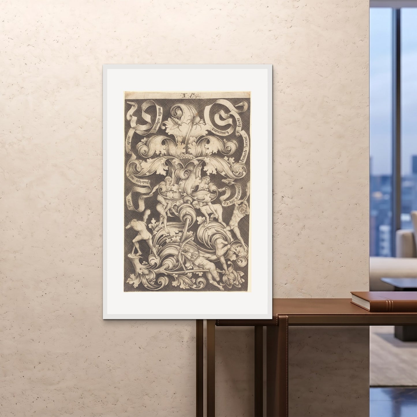 Orlonzo - FRAMED PRINT WHITE 80120cm3248 ROOM