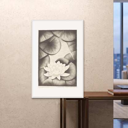 Orlonzo - FRAMED PRINT WHITE 80120cm3248 ROOM