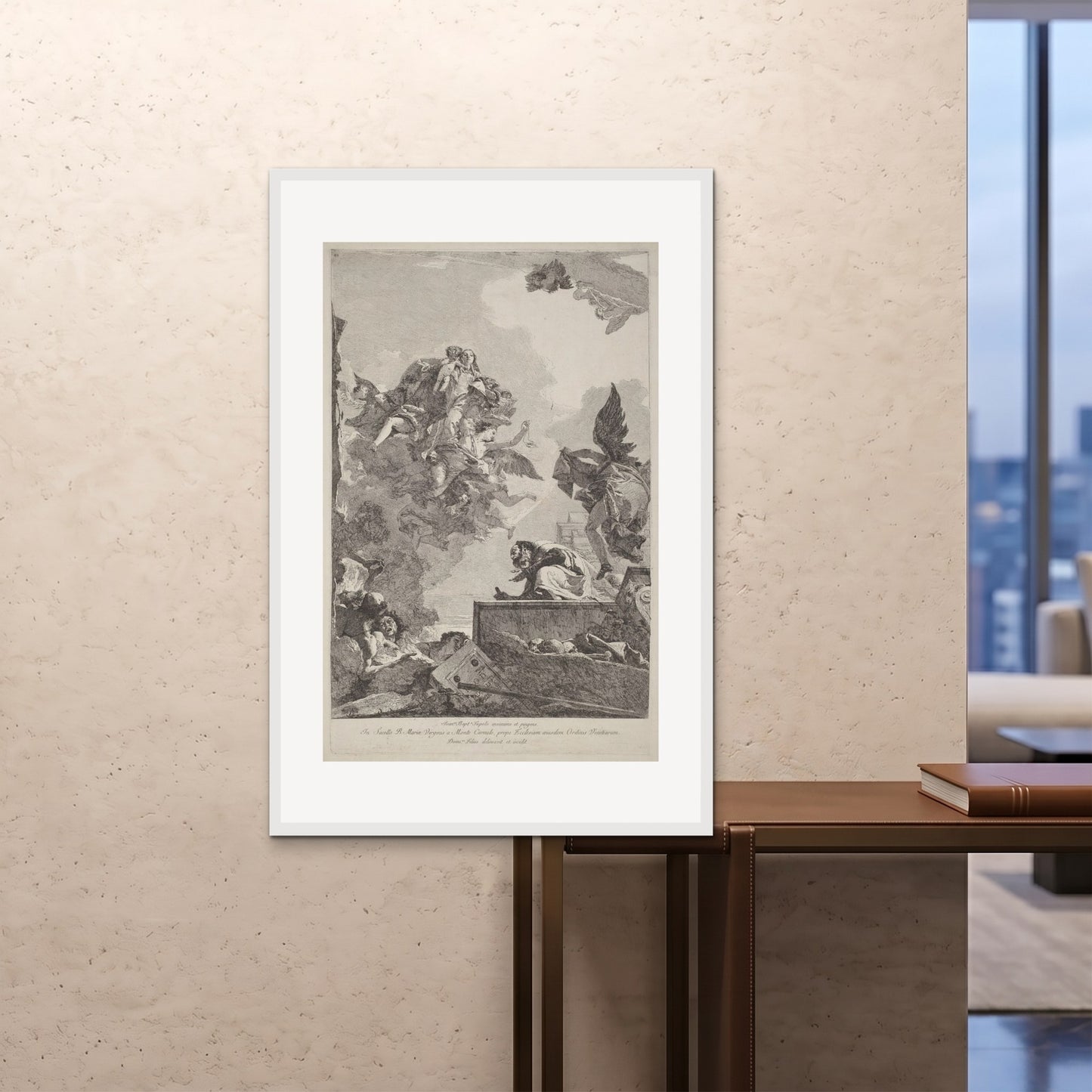 Orlonzo - FRAMED PRINT WHITE 80120cm3248 ROOM