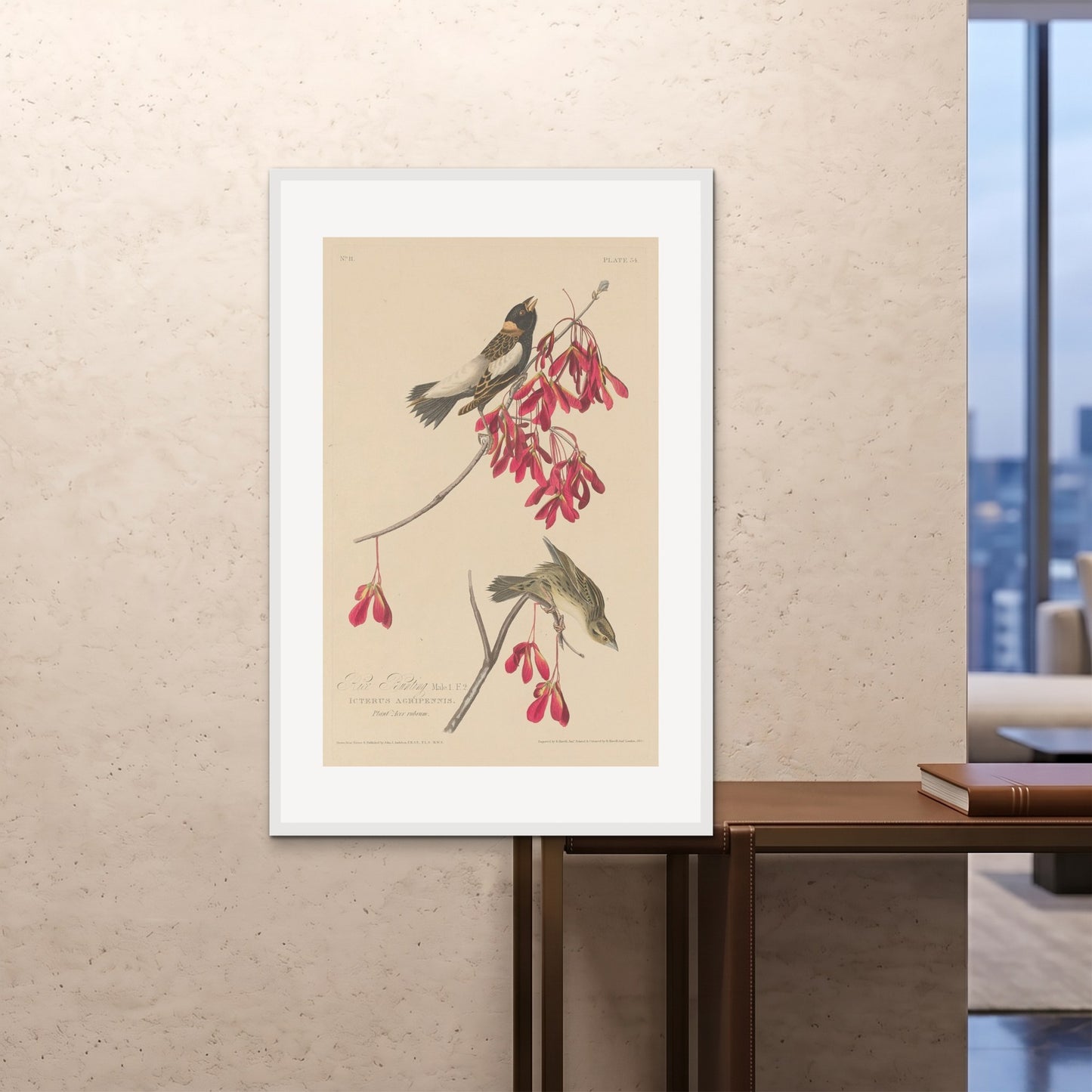 Orlonzo - FRAMED PRINT WHITE 80120cm3248 ROOM