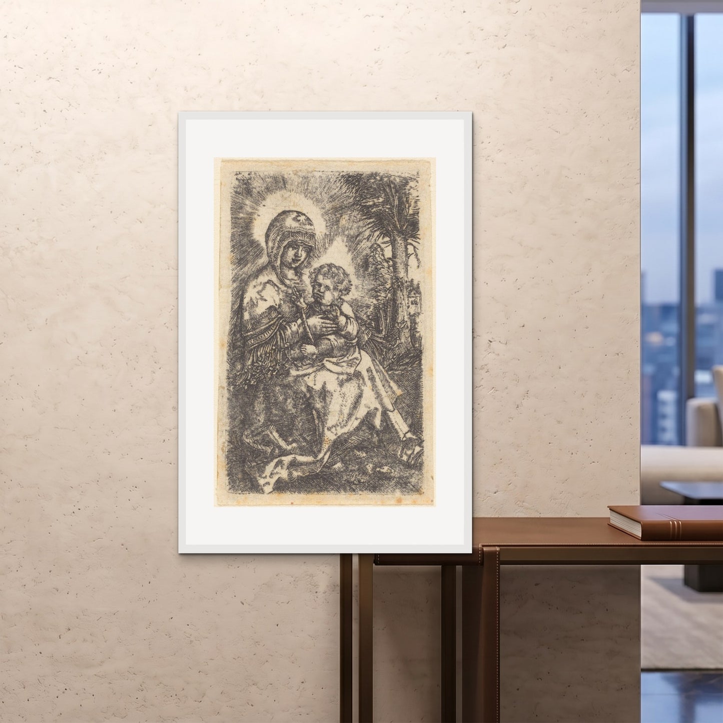 Orlonzo - FRAMED PRINT WHITE 80120cm3248 ROOM
