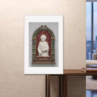 Orlonzo - FRAMED PRINT WHITE 80120cm3248 ROOM