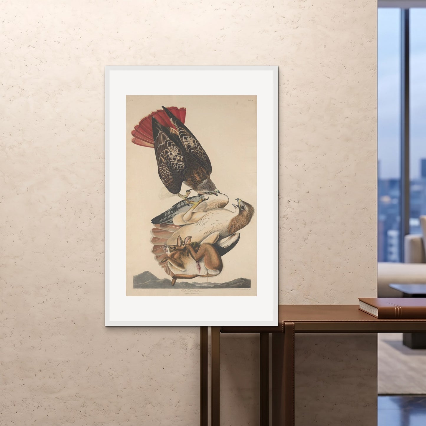 Orlonzo - FRAMED PRINT WHITE 80120cm3248 ROOM