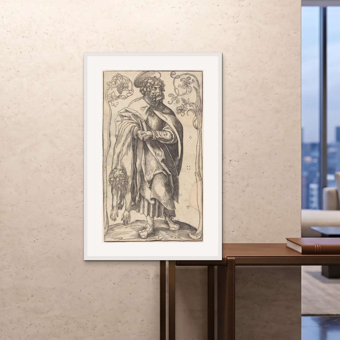 Orlonzo - FRAMED PRINT WHITE 80120cm3248 ROOM