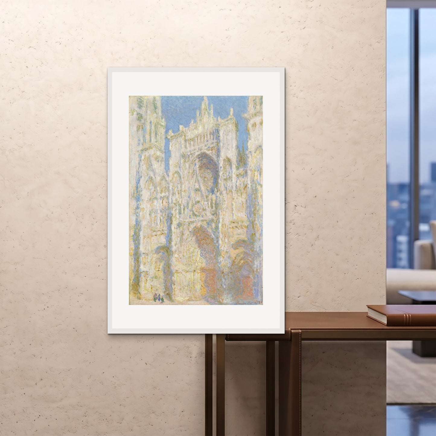 Orlonzo - FRAMED PRINT WHITE 80120cm3248 ROOM