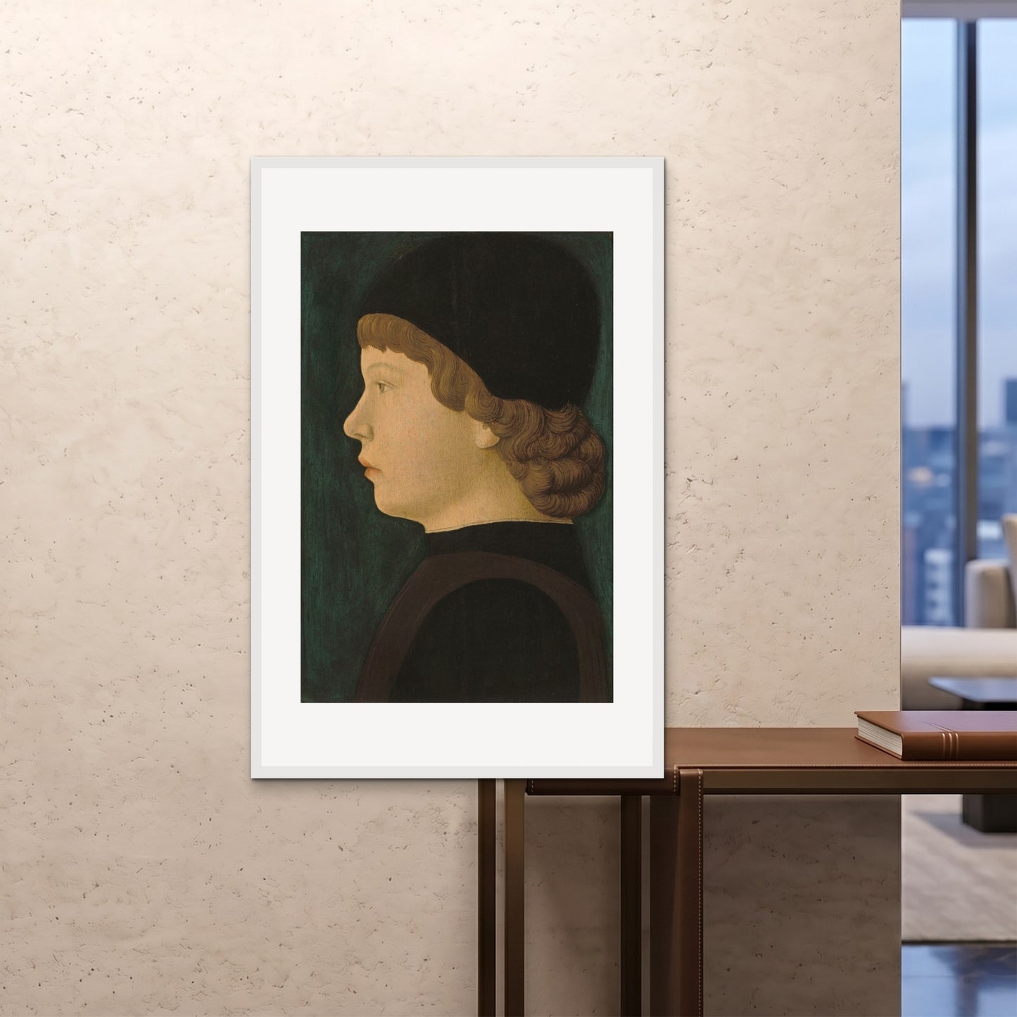 Orlonzo - FRAMED PRINT WHITE 80120cm3248 ROOM