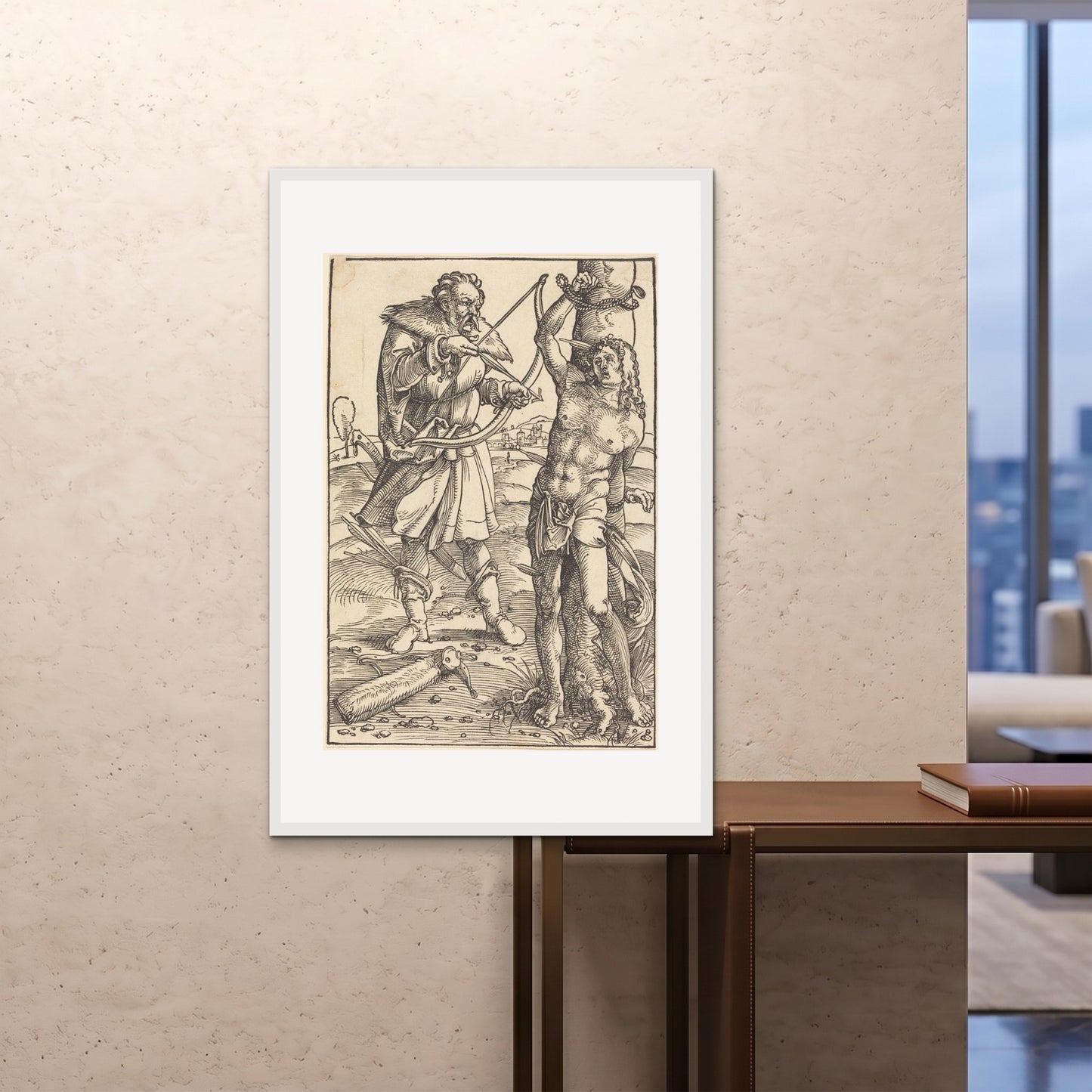 Orlonzo - FRAMED PRINT WHITE 80120cm3248 ROOM