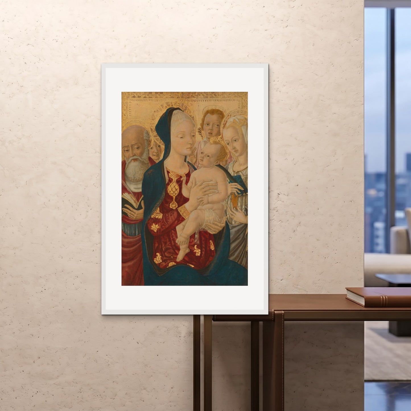 Orlonzo - FRAMED PRINT WHITE 80120cm3248 ROOM