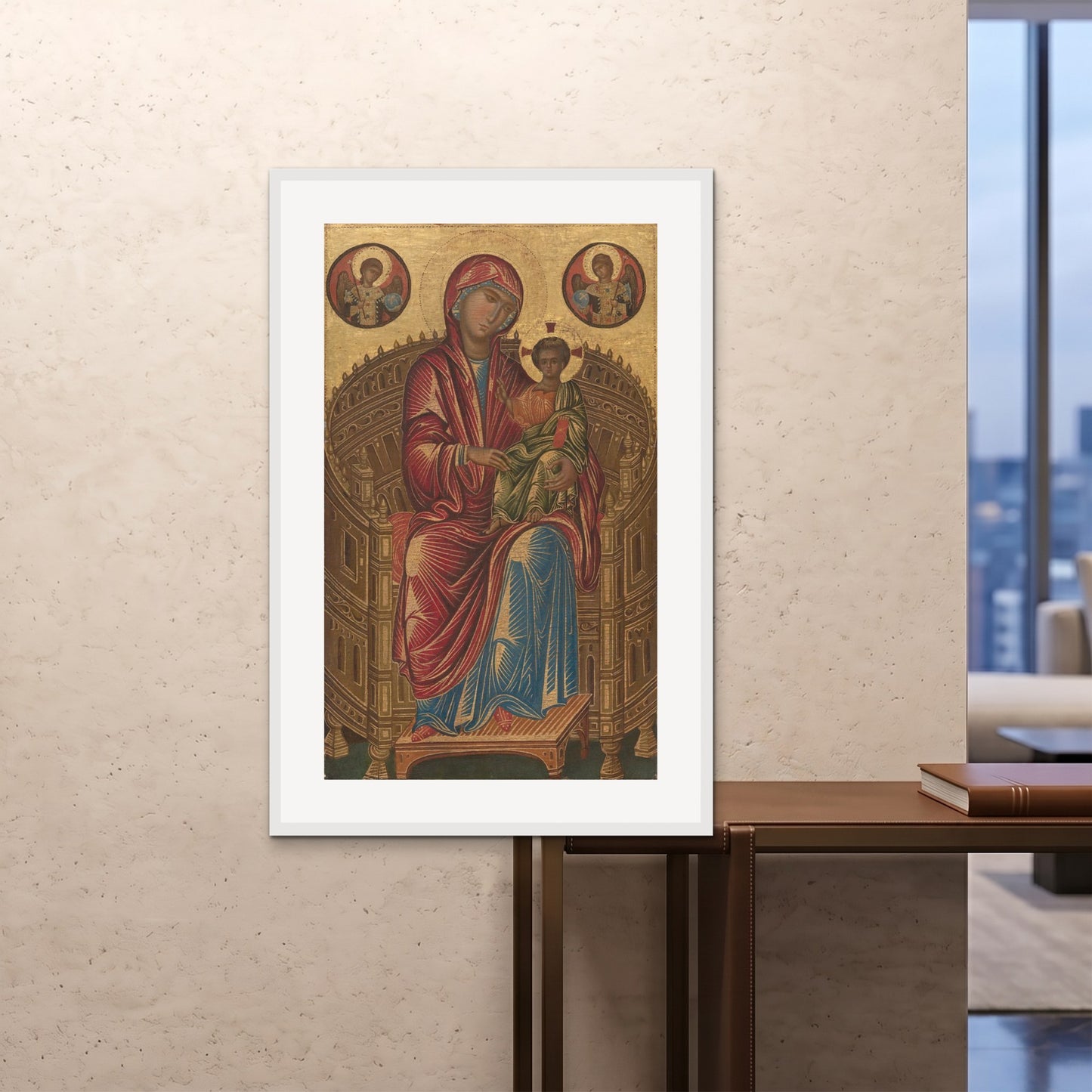 Orlonzo - FRAMED PRINT WHITE 80120cm3248 ROOM