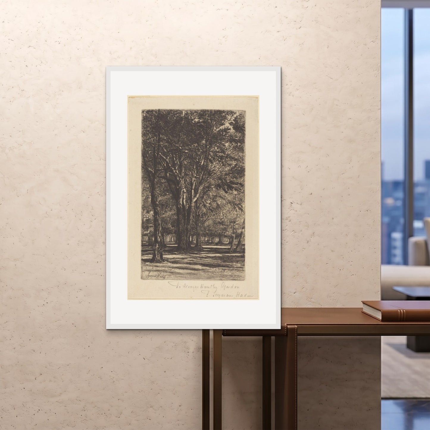 Orlonzo - FRAMED PRINT WHITE 80120cm3248 ROOM