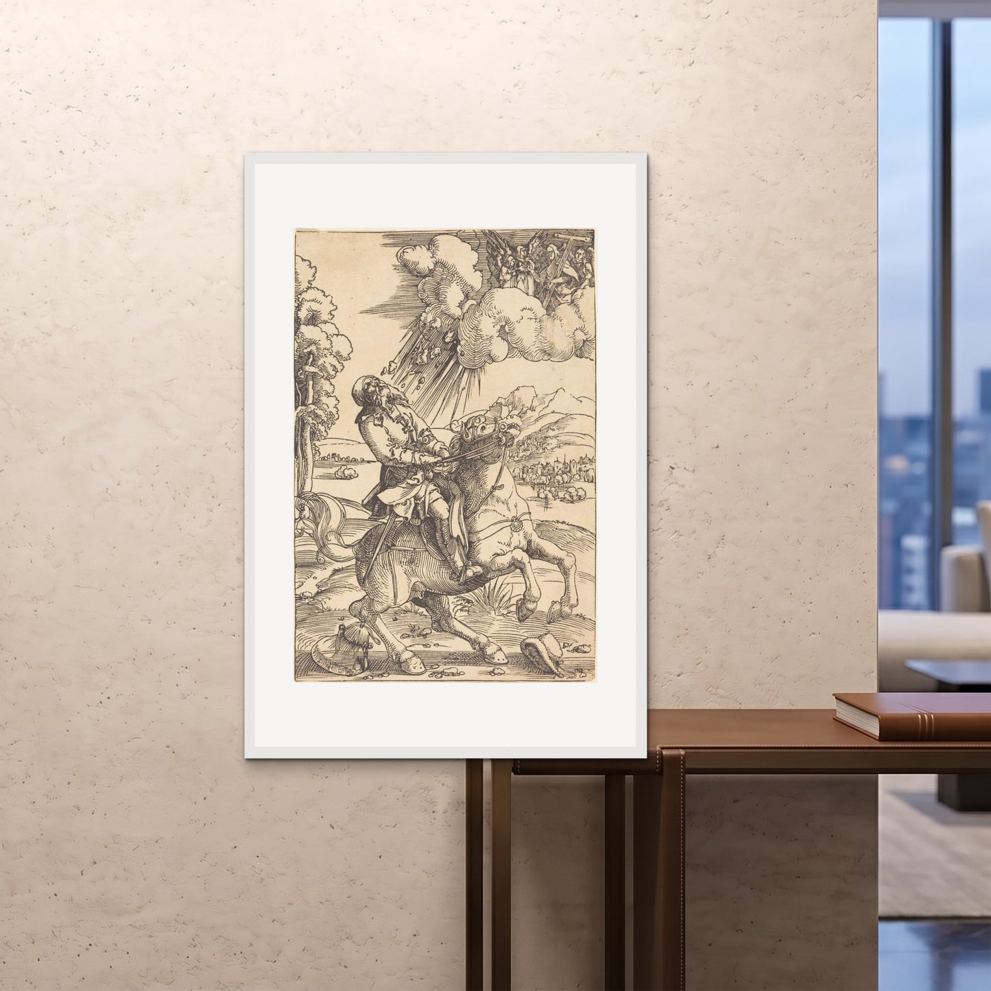 Orlonzo - FRAMED PRINT WHITE 80120cm3248 ROOM