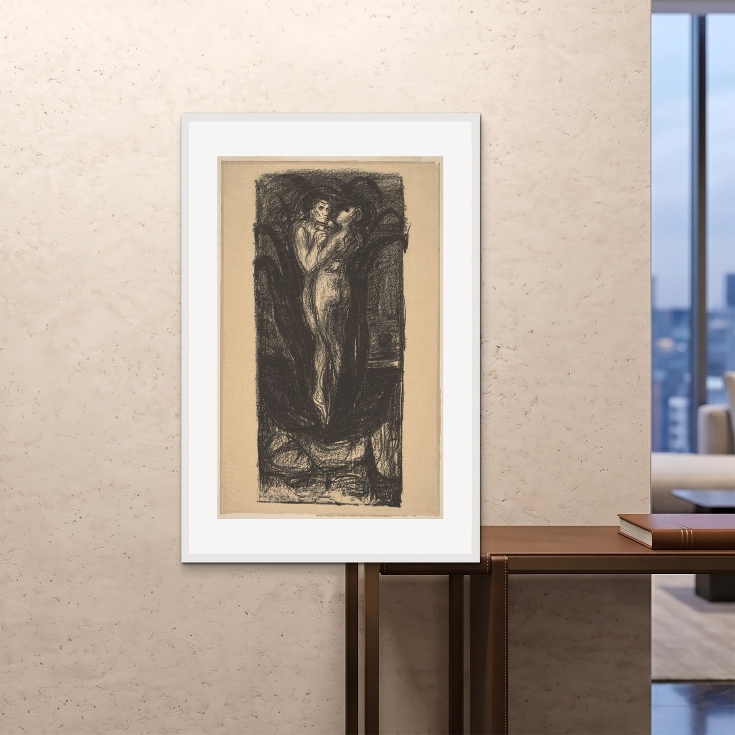 Orlonzo - FRAMED PRINT WHITE 80120cm3248 ROOM
