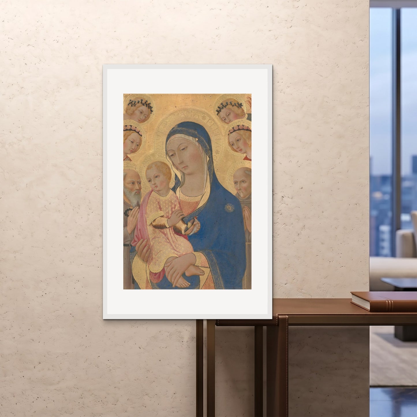 Orlonzo - FRAMED PRINT WHITE 80120cm3248 ROOM