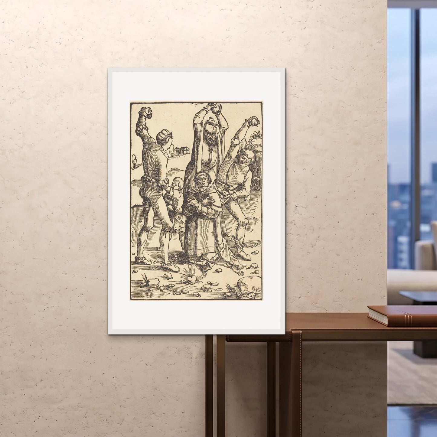 Orlonzo - FRAMED PRINT WHITE 80120cm3248 ROOM